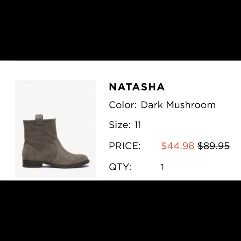 Suede Booties size 11